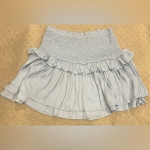 Light blue ruffle skirt size medium